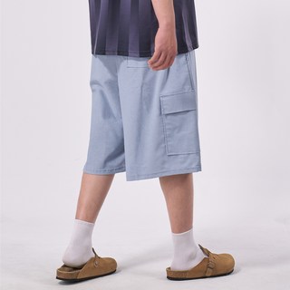 66inch 린넨 버뮤다 와이드 카고 팬츠