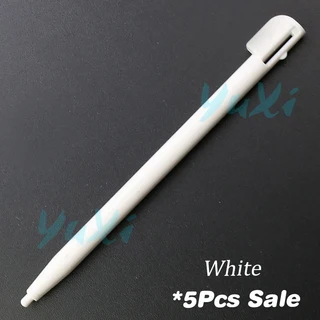 NDSL 터치 스타일러스 펜용 다채로운 스크린 스타일러스 닌텐도 DS 라이트 NDS 라이트 DIY 교체 액세서리 1, 08 5Pcs White