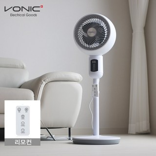 보닉 3D 입체회전 스탠드 리모컨 써큘레이터 선풍기(고급형)신제품 상하좌우 완전자동 입체회전, 단품
