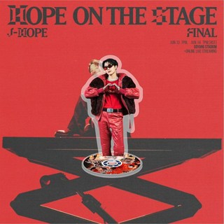 桃園出貨- J-HOPE 立牌 BTS 亞克力雙面可旋轉立牌桌面擺件明星周邊, 6