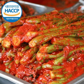 (당일생산)국내산 100% 여수 돌산 갓김치, 1개, 1kg