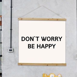 아트박스/꾸밈 ca447-우드스크롤_90CmX90Cm-영문타이포그래피