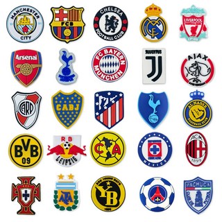 젤리포크 축구 팀 로고 공 골대 선수 유니폼 엠블럼 운동 스포츠 참 신발 악세사리 실내화 꾸미기