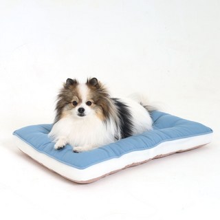 DOYOUREADY 강아지 방석 탄탄한 누빔 쿠션 켄넬 겸용, 04.로맨스블루, 1개
