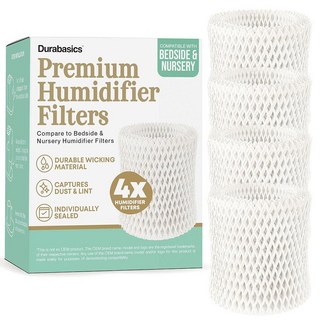Durabasics Humidifier Filter – 4 Pack Compatible with Canopy Bedside Humidifiers Replacements Wo