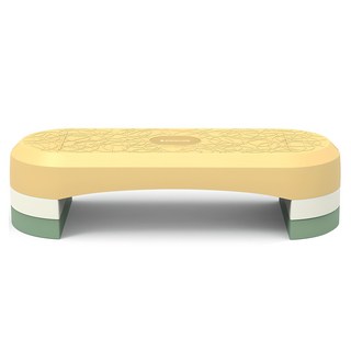 EGOJIN 3段跳躍踏步板, 芥末綠