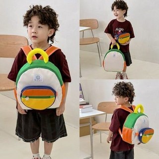 【包 您無憂 】幼兒園書包兒童寶寶可愛撞色雙肩包2-5歲3男女童多功能外出小背包