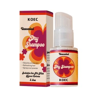 KOEC 海鹽頭髮定型噴霧 免洗蓬鬆頭髮液 造型噴霧, 1個, 無色幹發粉