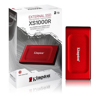 金士頓 XS1000R 2TB USB 3.2 Gen 2 外接式 星曜紅 高速 行動固態硬碟 SSD