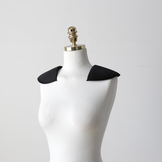 아트위브 보드레 어깨뽕 어깨패드 리폼용 어깨라인 수선 부자재, 블랙 (15mm), 1세트