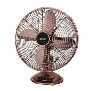 탁상형 메탈 황동 선풍기 30cm 홍진 황동선풍기 메탈선풍기, HJ-M3012, 상세페이지참조