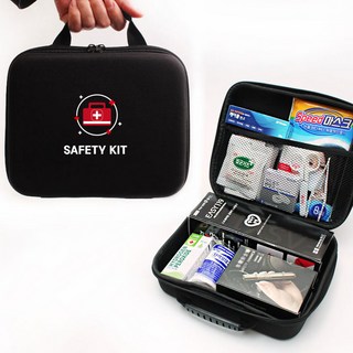 차량용 비상 탈출 응급약품 키트 구급가방 상처 연고포함 비상망치 소화기 C세트, 1개