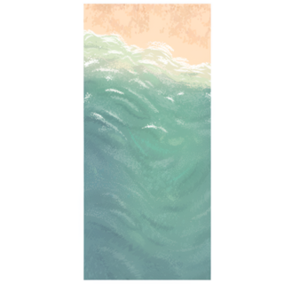 이제이드림 프리미엄 PU 천연고무 해변 요가 매트 특대형 보관가방 세트, 1개, beach