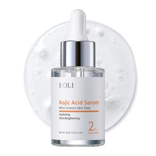 BOLI Kojic Acid 럼 울트라 브라이트닝 글로우 펩타이드 레티놀 나이아신아미드 다크 스팟용 29.9ml1온스 [호환], BOLI Kojic Acid 럼 울트라 브라이트닝 글로