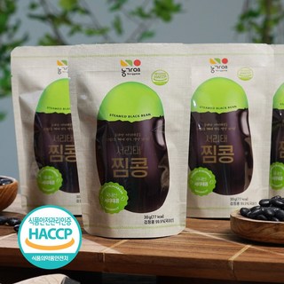 찐 콩 그대로 만든 건강식 국내산 서리태 찜콩, 30g, 7개