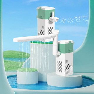 23년형 페이토 무소음 모터 일체형 어항 측면 스펀지 필터 여과기 산소공급 스마트 다기능, 5W, 1개