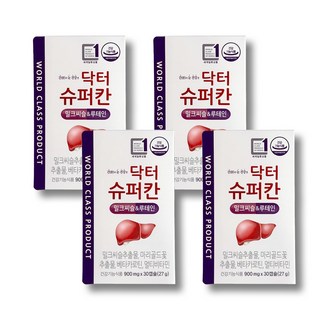 에이치엘사이언스 닥터슈퍼칸 밀크씨슬 루테인, 4개, 30정