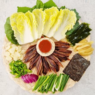 최가네 포항 구룡포 햇과메기, 1개, 10미야채세트과메기