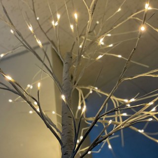 소소147 LED 자작나무 무드등 트리 대형 특대형, 화이트, 1개