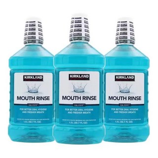 科克蘭 漱口水 冰涼薄荷 1.5公升 X 3入, 1個