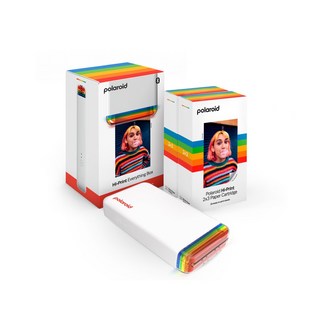 Polaroid 寶麗來 手機相片印相機-EB版 2/x3/ 白色/黑色 (內附40張相片紙), 1個