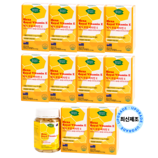 HnF (최신제조) 헥사로얄 비타민E 로얄젤리함유 100%뉴질랜드산 식약처인증, 1800회분, 1세트