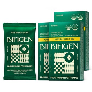 비피젠 퓨어 비피더스 골드 프로바이오틱스 특허균 50억 보장, 3개, 30정