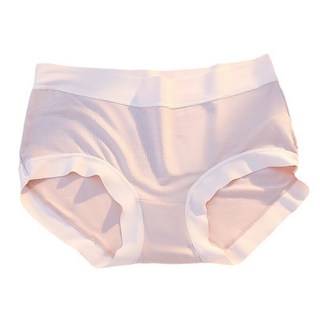 女生內褲 無痕內褲 中高腰三角褲, 灰色