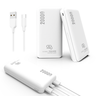 블라우비트 고속충전 잔량 표시 20000mAh 대용량 기내 반입 보조배터리 고속케이블 증정