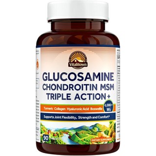VITALITOWN 콘드로이친 글루코사민 MSM 보스웰리아 12가지 90정, 1개