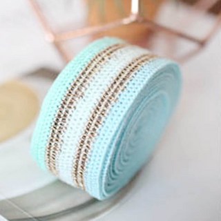 리본빌 프렌치 레인보우 토숀 리본, 1개, 민트스카이 1마