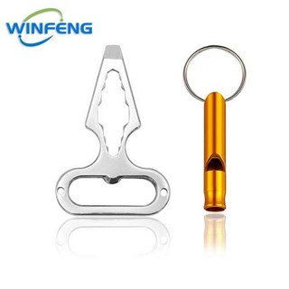 호신 용품 병따개와 다기능 자기 방어 키 체인 방수 휴대용 Defensa 개인 EDC 도구 스팅거 렌치 스크루 드라이버, 3.With Gold Whistle