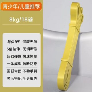 彈力帶 健身阻力帶 男女適用 減肥拉力帶 肩膀訓練 引體向上輔助帶, 【材質升級A+級乳膠】金橘橙-【寬6mm, 1個