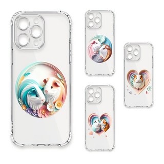 24H快速出貨 TRON 三星 A52/52s 可愛紙雕天竺鼠 四角防摔 軟殼 手機殼