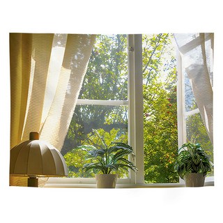 감성 인테리어 식물 바다 풍경 패브릭 포스터 벽걸이 가림막 텐트 천 벽장식 대형 소형 힐링 그림, N9034