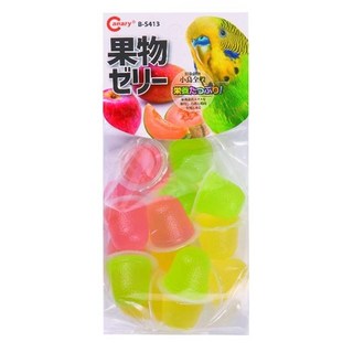 金瑞成鳥園 味覺噗啾鳥用3味水果果凍 自然素材 無防腐劑 無人工香料 鸚鵡點心, 特價一包15入, 1個