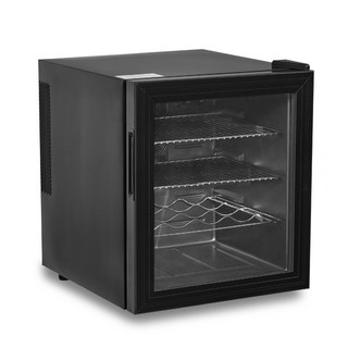 A-Q小家電 ZANWA 46公升晶華電子雙核變頻冰箱，小冰箱/冷藏箱，節能省電，保鮮首選, 黑色/內膽(內裝), 黑色/內膽(黑), ZW-46(B)