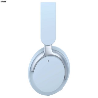 DFMEI 新款頭戴式藍牙耳機ANC主動降噪3D立體聲全包耳無線耳麥超長續航, 藍色, 如圖