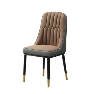 極美家居 北歐風撞色椅 餐椅, 1件, 【暗橘+灰色】高回彈海綿 久坐不塌陷, 暗橘+灰色