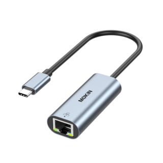 MOKIN USB C 轉乙太網路卡 1000Mbps 高速有線連接, 1個, USB C to RJ45有線網路151-71