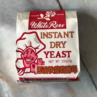 糖軒町 白玫瑰即溶快發乾酵母100g-輕鬆製作各式麵包糕點, 1個