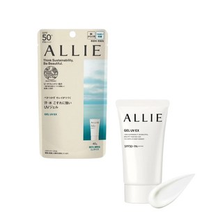 ALLIE 持采UV高效防曬水凝乳EX(MINI)40g / 亮顏飾底乳EX60g, 1個, 高效防曬亮顏飾底乳EX60g