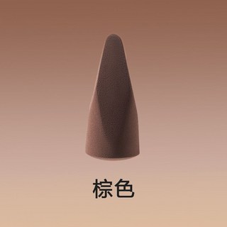 仿手指高光粉撲 橙棠同款鬼斧神蛋美妝蛋 超柔軟不易吃粉底液 化妝美妝蛋, 1個, 【棕色】輕鬆拍勻