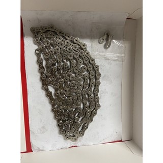 TAYA大亞11速自行車鏈條 輕量型 銀色 附11速快扣組 11目, 1個