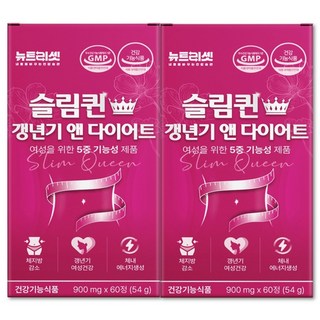 뉴트리셋 여성 갱년기 다이어트 체지방 감소 카테킨 중년 복부지방 뱃살 내장지방 관리 보조제, 2개, 60정