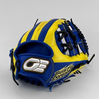 원에이티 BGN 내야 글러브 11.75인치 아이웹 블루/옐로우 I-32, 1개