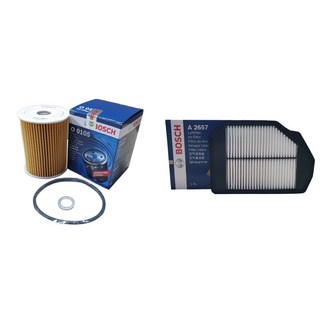 보쉬 엔진오일교환 필터 셋트 G80 DH 3.3/3.8 GDI 오일필터+에어필터 O0105+A2657, 오일필터:O0105,에어필터:A2657, 1세트