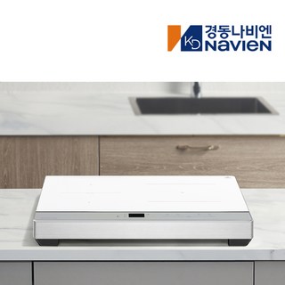 전국무료설치 경동 나비엔매직 화이트 투톤 인덕션 플렉스존 쿡탑 레인지 단독 대화구 3400W ERI3643, 프리스탠딩, 3643_8cm