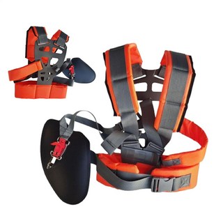 야외창고W 모양 스트리머 브러시 커터 트리머 용 패딩 벨트 정원 가지치기 편안한 절약형 더블 숄더 하네, 01 CHINA