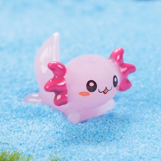 미미네아쿠아 어항장식품 피규어 투명 해양동물 우파루파, 1개